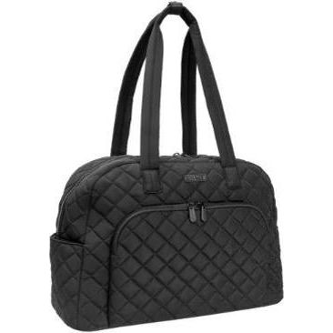 20 INCH DIAMOND QUILTED NYLON WEEKENDERTRAVEL DUFFLE TOILETRY KIT